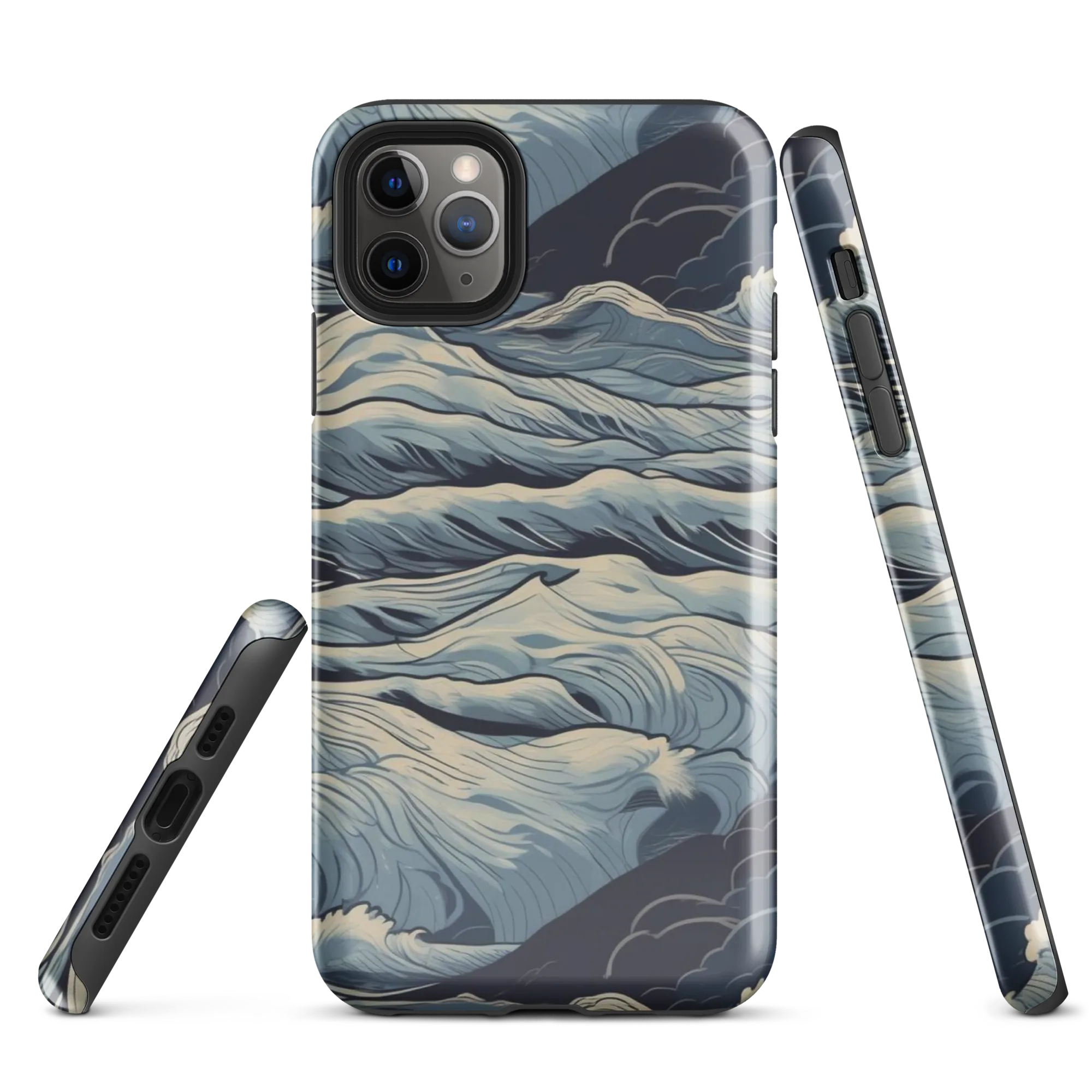 Moonlit Swell on Tough Case for iPhone® — Front