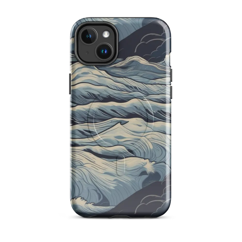 Moonlit Swell on MagSafe Tough Case for iPhone® — Front