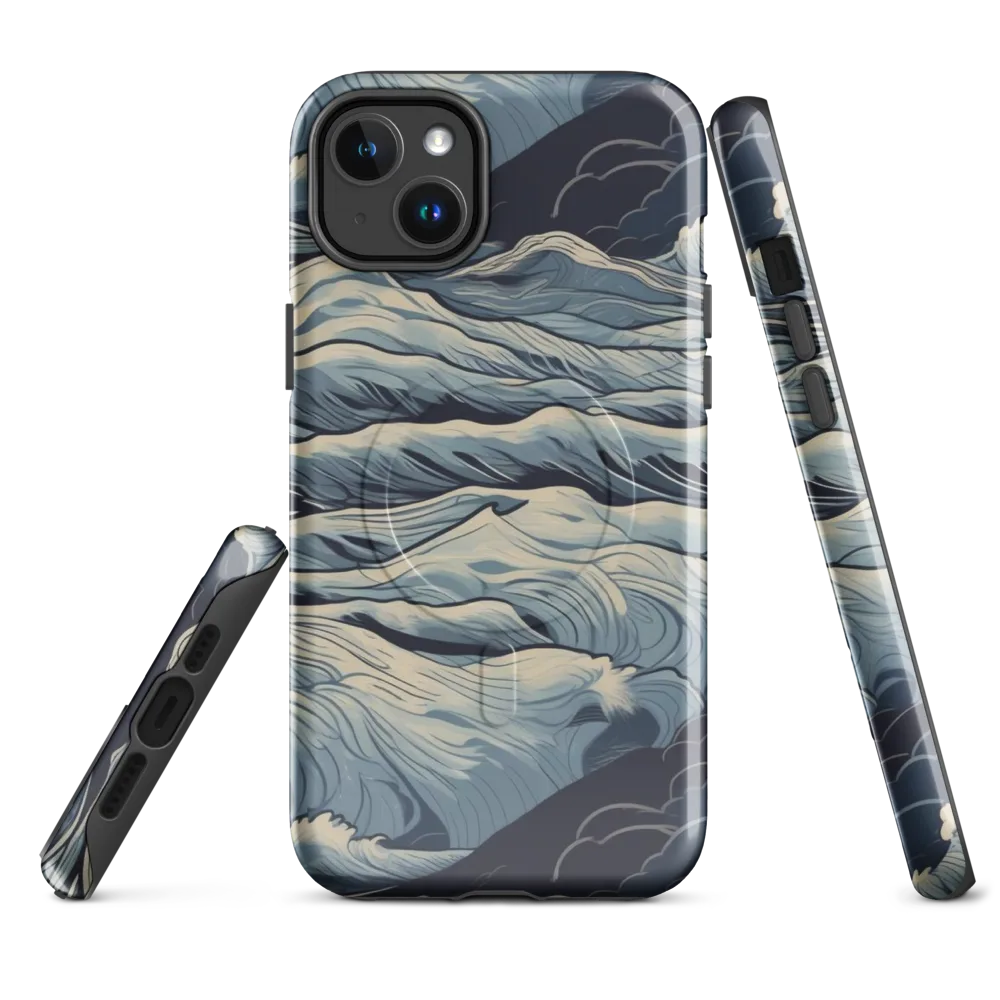 Moonlit Swell on MagSafe Tough Case for iPhone® — Front