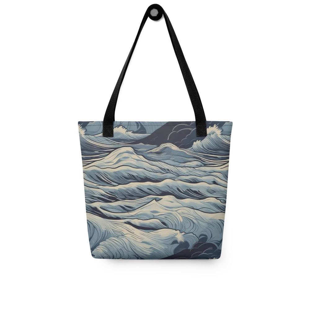Moonlit Swell on Tote Bag — Front