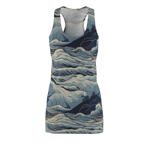 Moonlit Swell on a Racerback Dress
