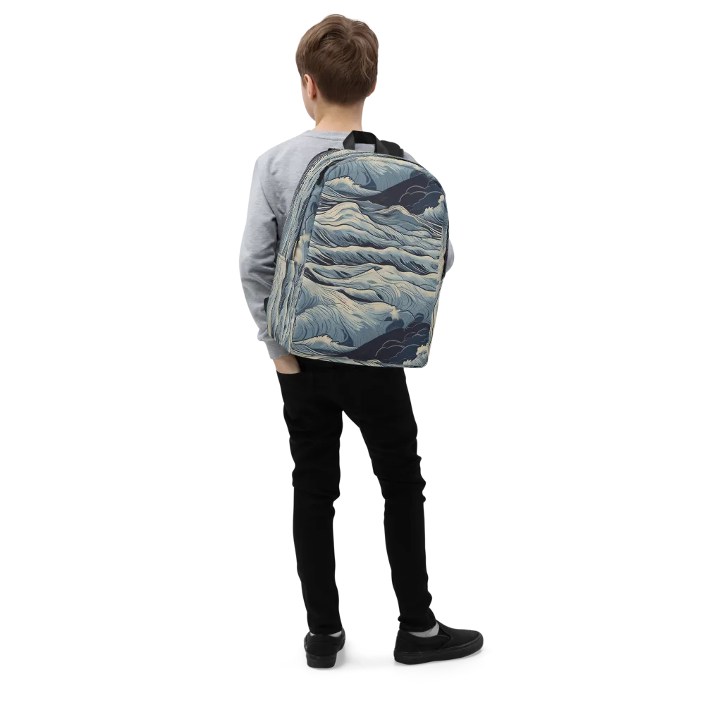 Moonlit Swell on Minimalist Backpack — Right Front