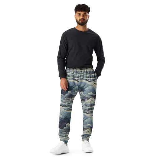 Moonlit Swell on a Men's Joggers