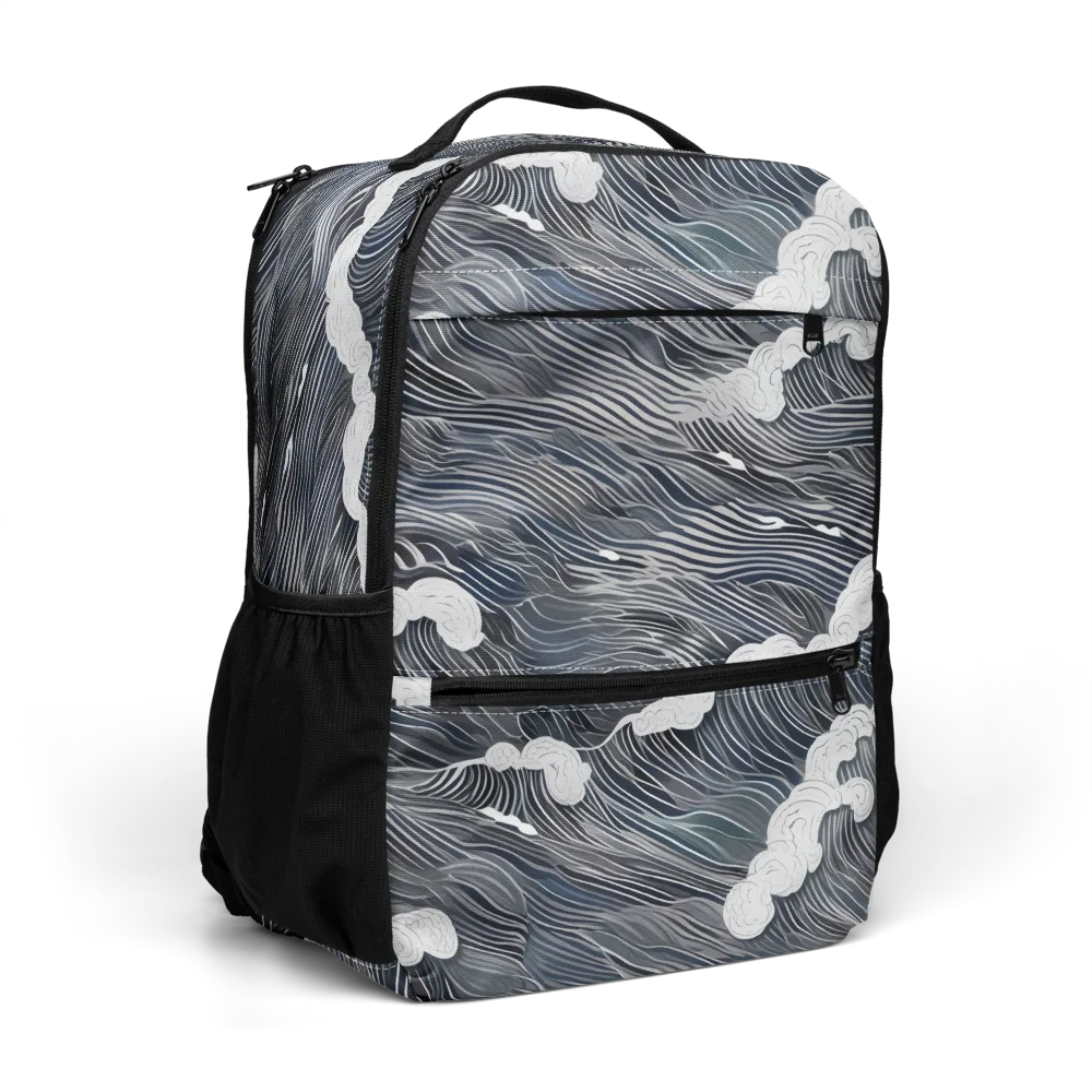 Nocturne Surf on Utility Backpack — Right Front