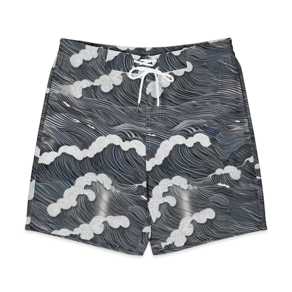 Nocturne Surf on Men's Board Shorts — Front