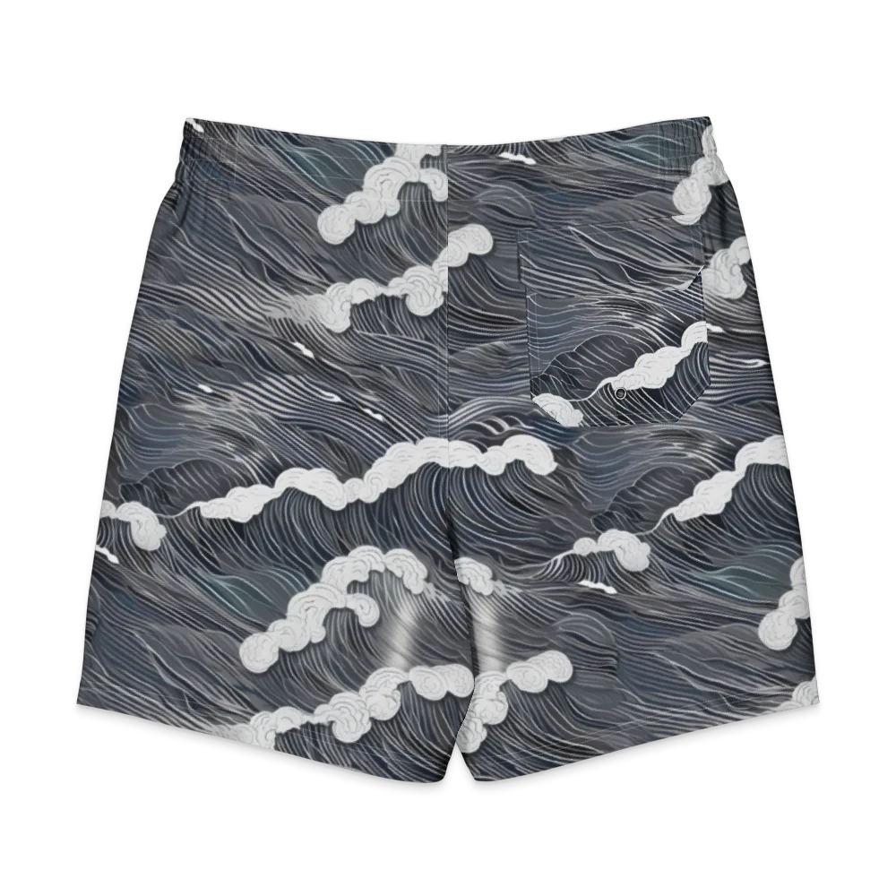 Nocturne Surf on Men's Board Shorts — Back