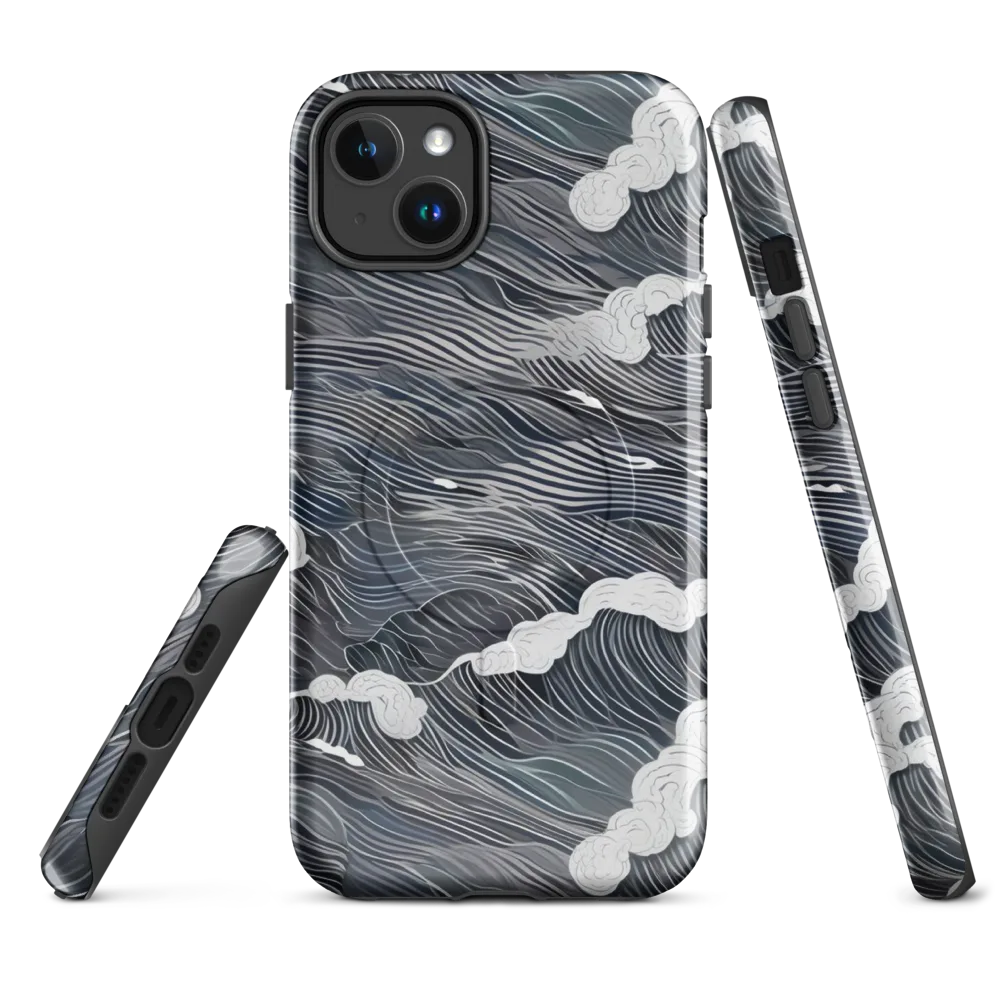 Nocturne Surf on MagSafe Tough Case for iPhone® — Front
