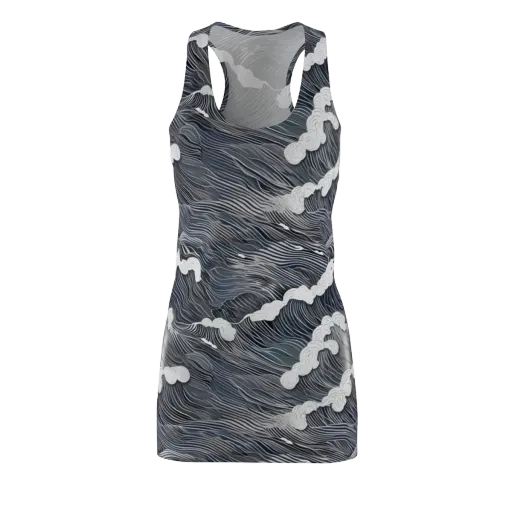 Nocturne Surf on a Racerback Dress