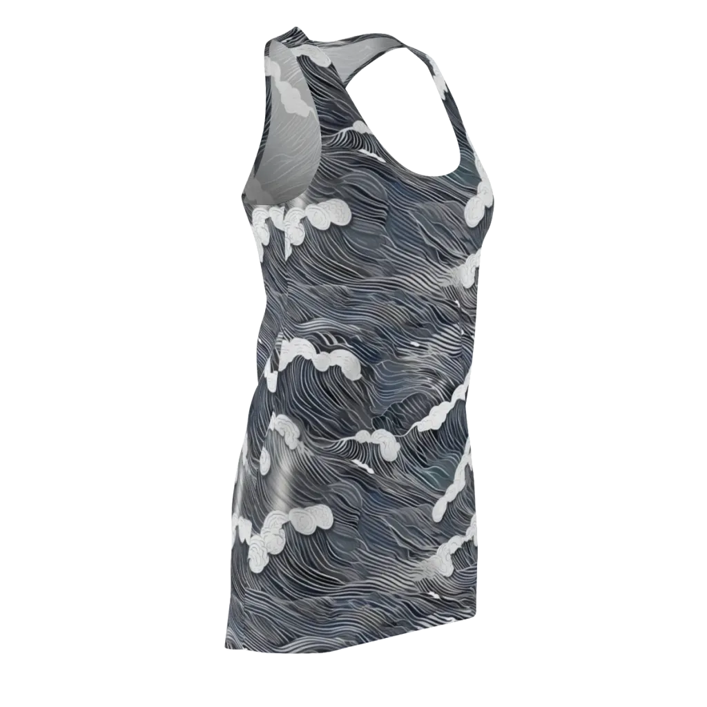 Nocturne Surf on Racerback Dress — Front Side