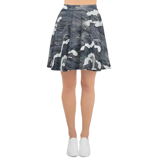 Nocturne Surf on a Skater Skirt