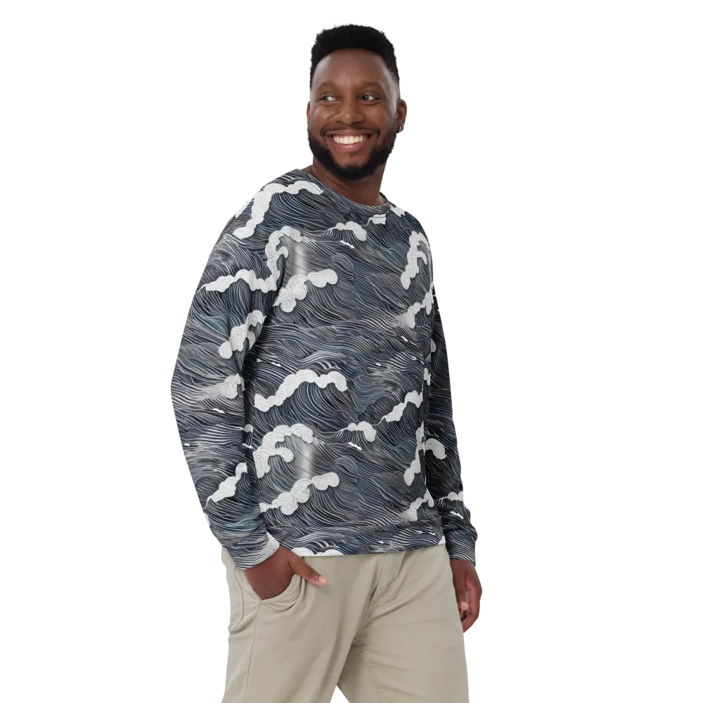 Nocturne Surf on Sweatshirt — Front