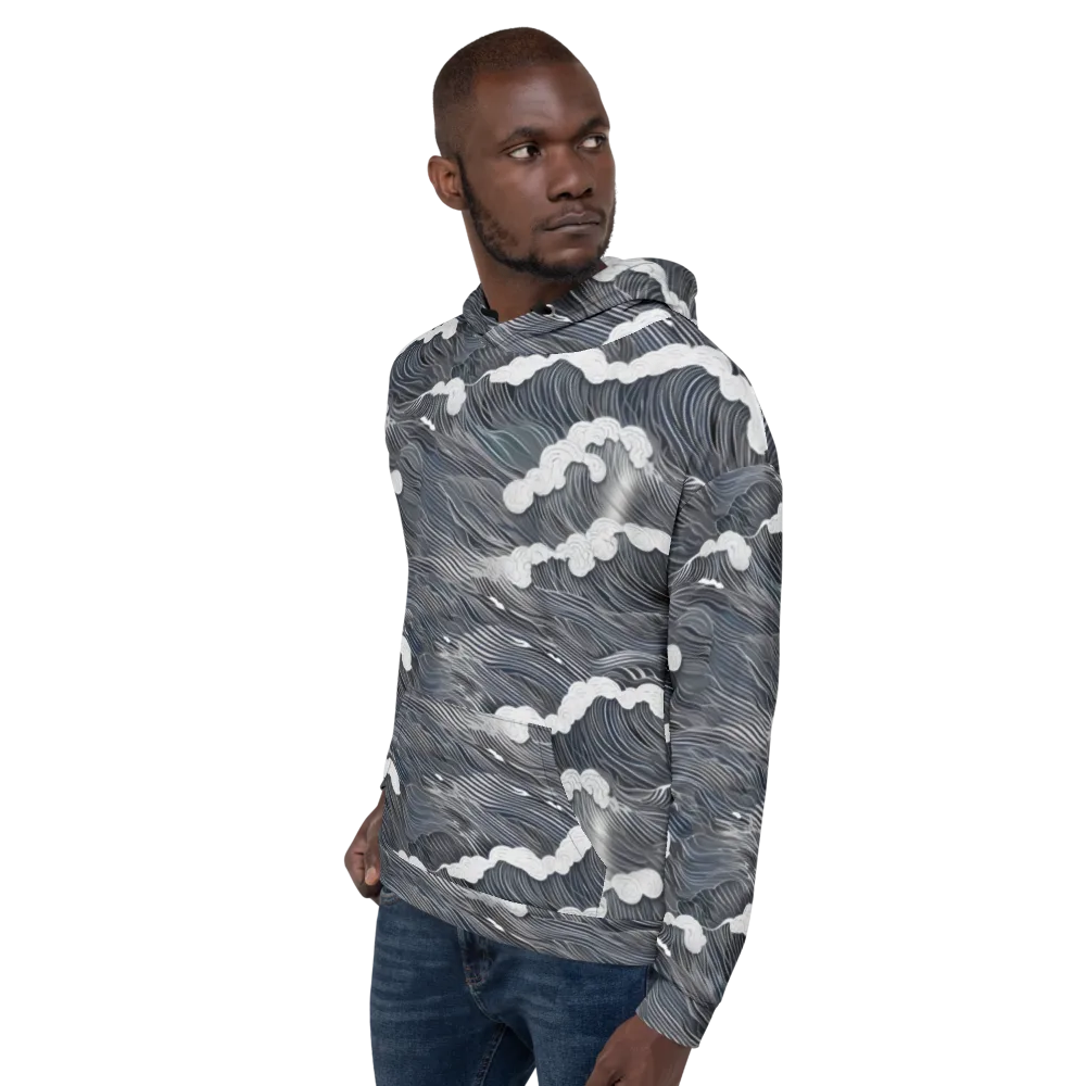 Nocturne Surf on Hoodie — Left