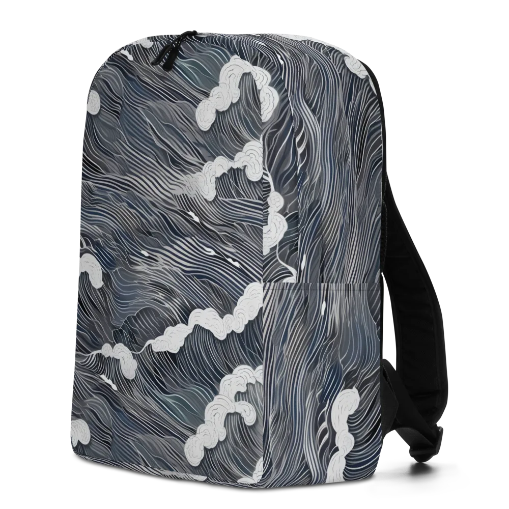 Nocturne Surf on Minimalist Backpack — Left