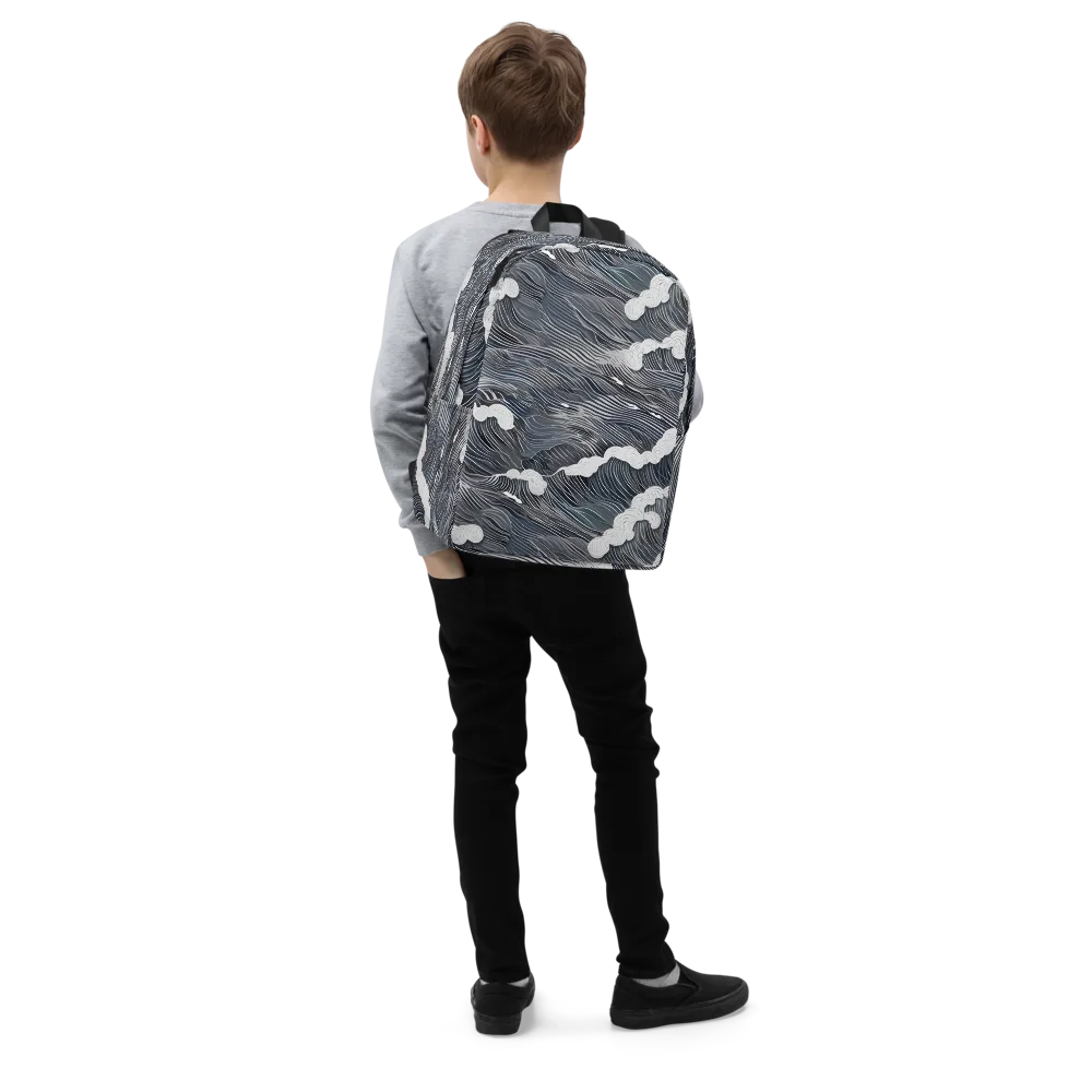 Nocturne Surf on Minimalist Backpack — Right Front
