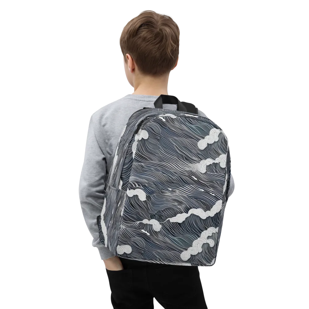 Nocturne Surf on Minimalist Backpack — Zoomed-in