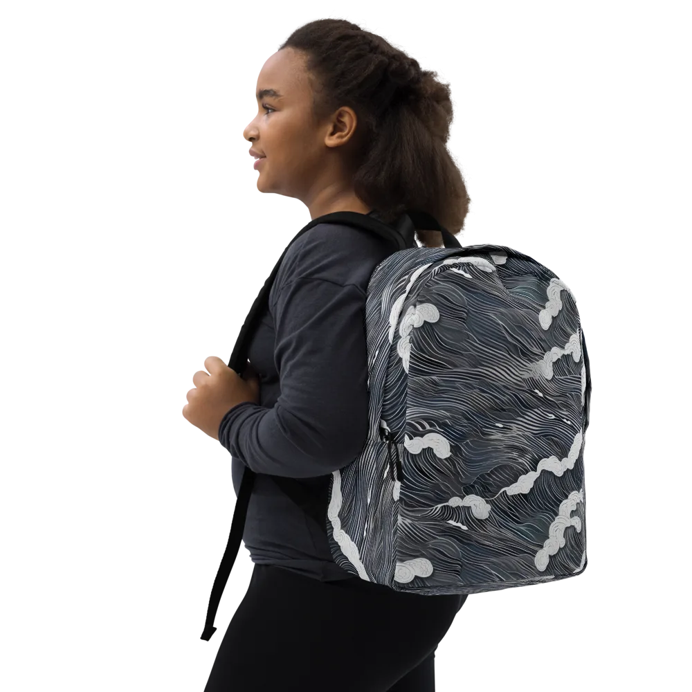 Nocturne Surf on Minimalist Backpack — Right Front
