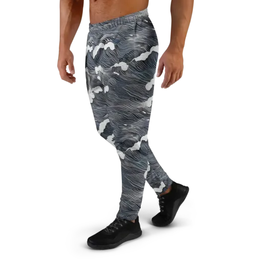 Nocturne Surf on a Men's Joggers