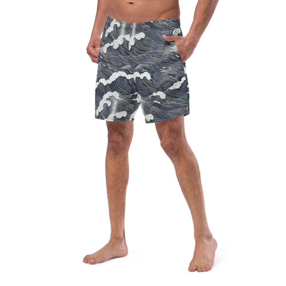 Nocturne Surf on Swim Trunks — Left Front
