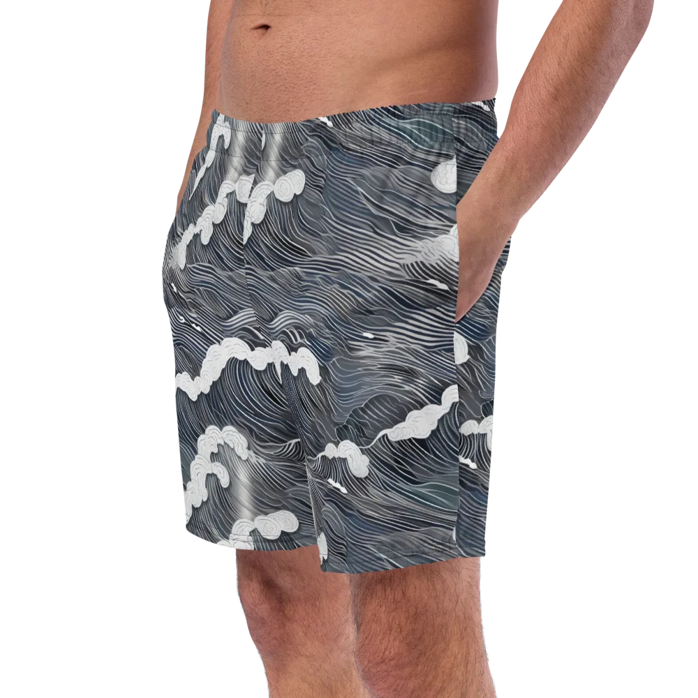 Nocturne Surf on Swim Trunks — Left Front