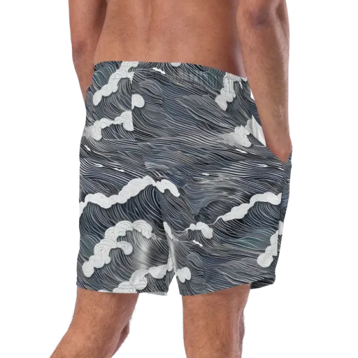 Nocturne Surf on a Swim Trunks