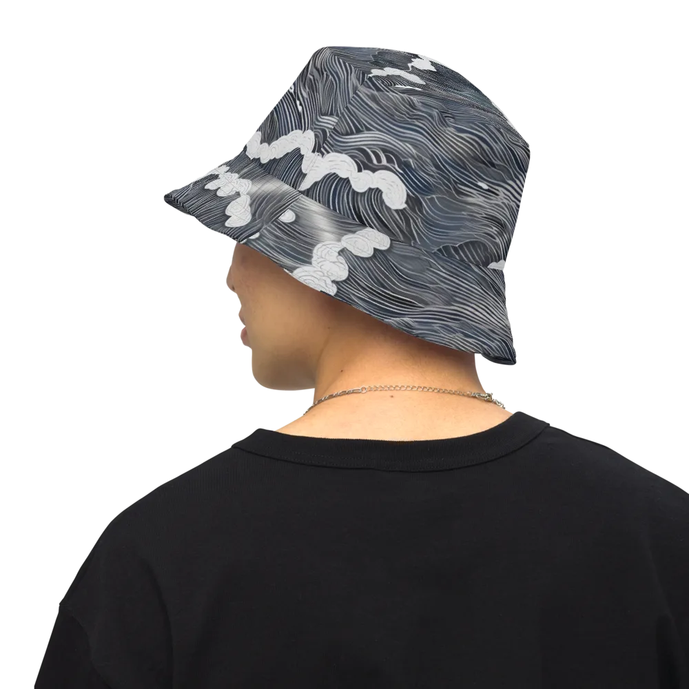Nocturne Surf on Reversible Bucket Hat — Back Inside