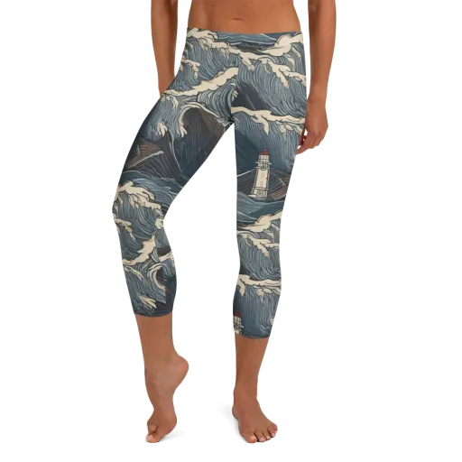 Stormwatch on a Capri Leggings