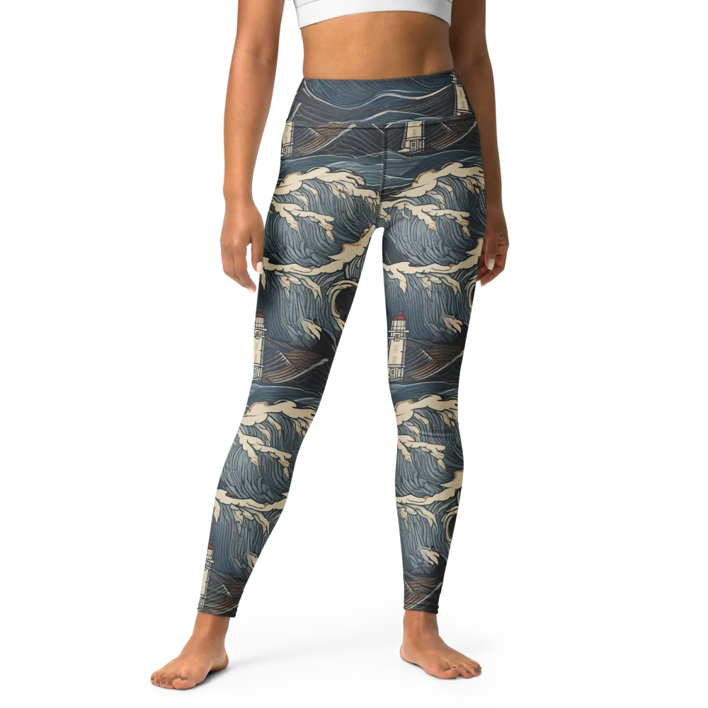 Stormwatch on Yoga Leggings — Front