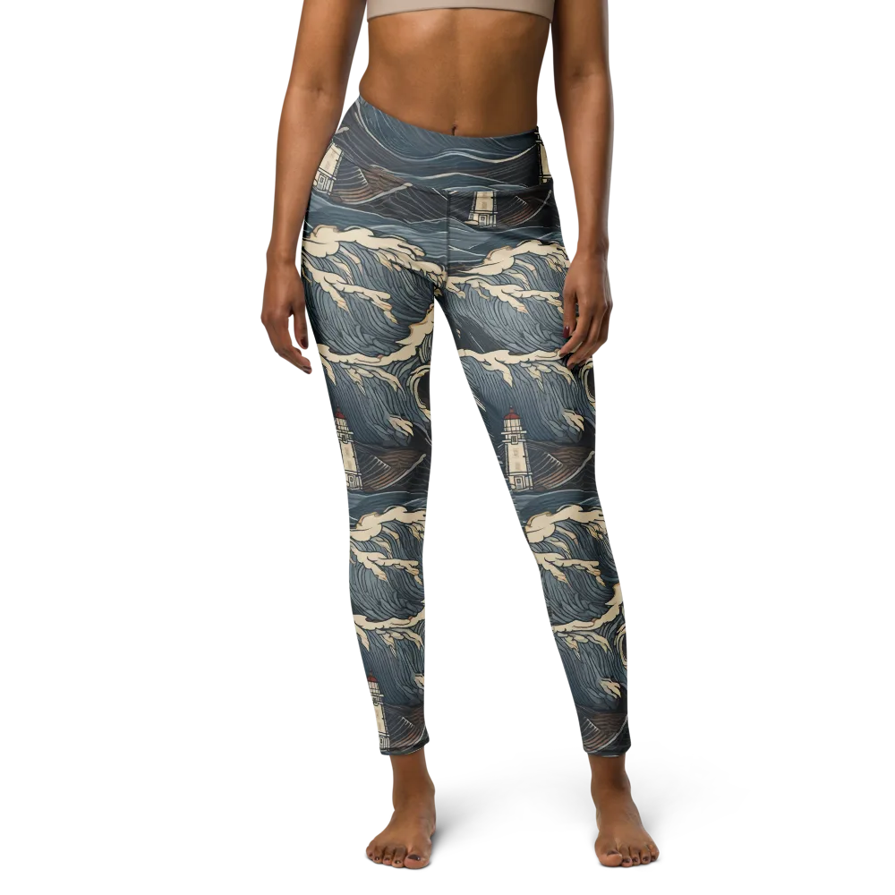 Stormwatch on Yoga Leggings — Front