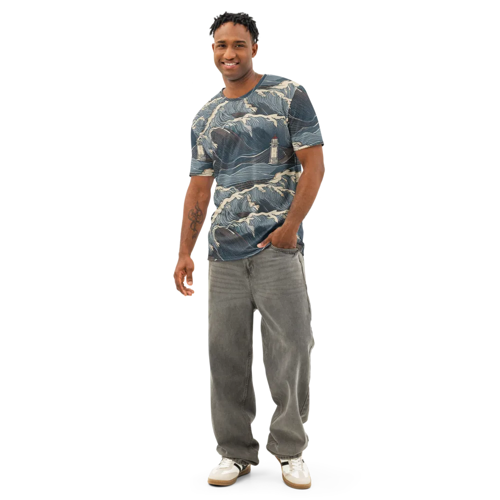 Stormwatch on Men's Cotton Crew Neck T-Shirt — Front