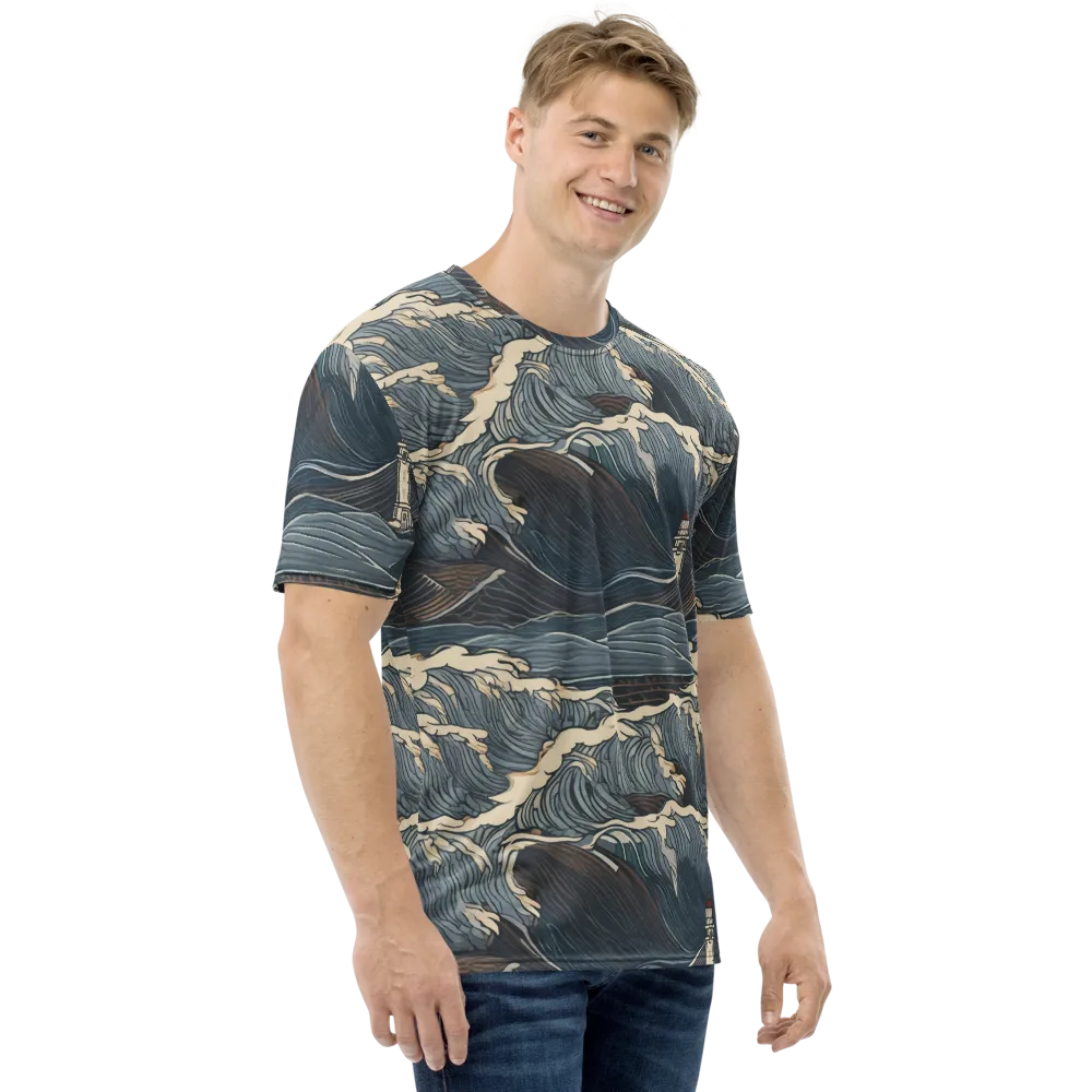 Stormwatch on Men's Crew Neck T-Shirt — Right