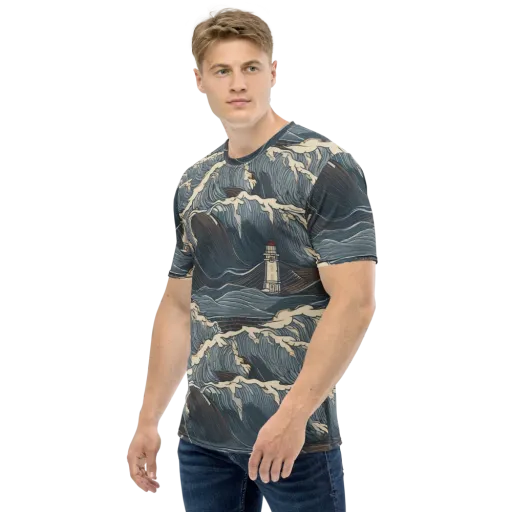 Stormwatch on a Men's Crew Neck T-Shirt
