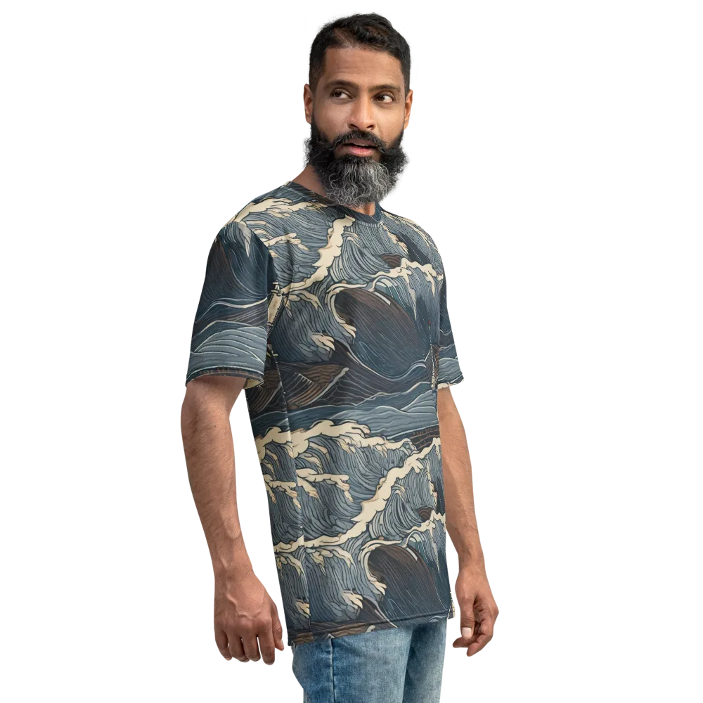 Stormwatch on Men's Crew Neck T-Shirt — Right