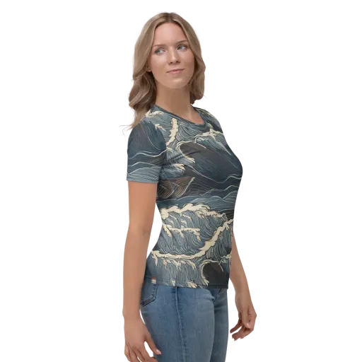 Stormwatch on a Women's Crew Neck T-Shirt