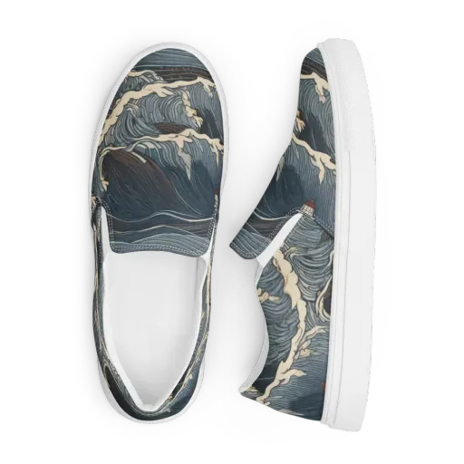 Stormwatch on a Men's Slip-On Canvas Shoes