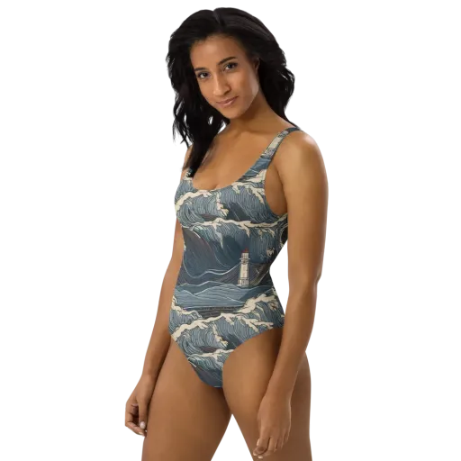 Stormwatch on a One-Piece Swimsuit