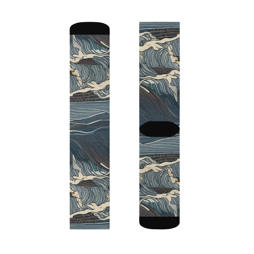 Stormwatch on Socks — Left Sock