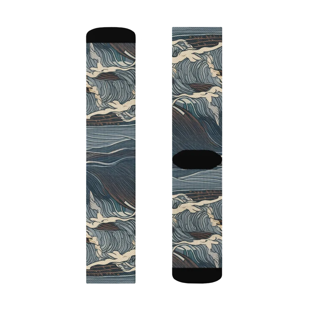 Stormwatch on Socks — Right Sock