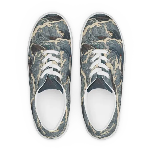 Stormwatch on a Men's Lace-Up Canvas Shoes