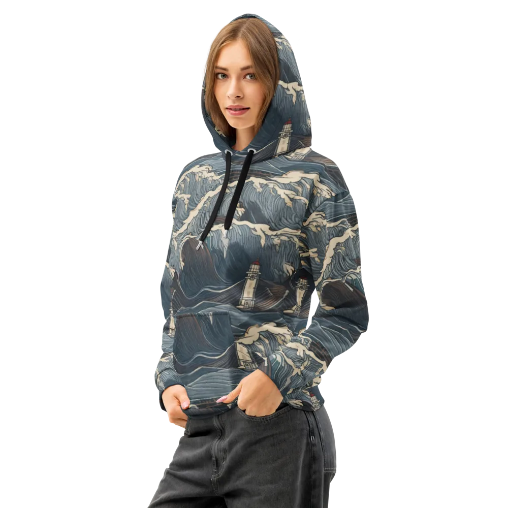 Stormwatch on Cotton Hoodie — Left Front