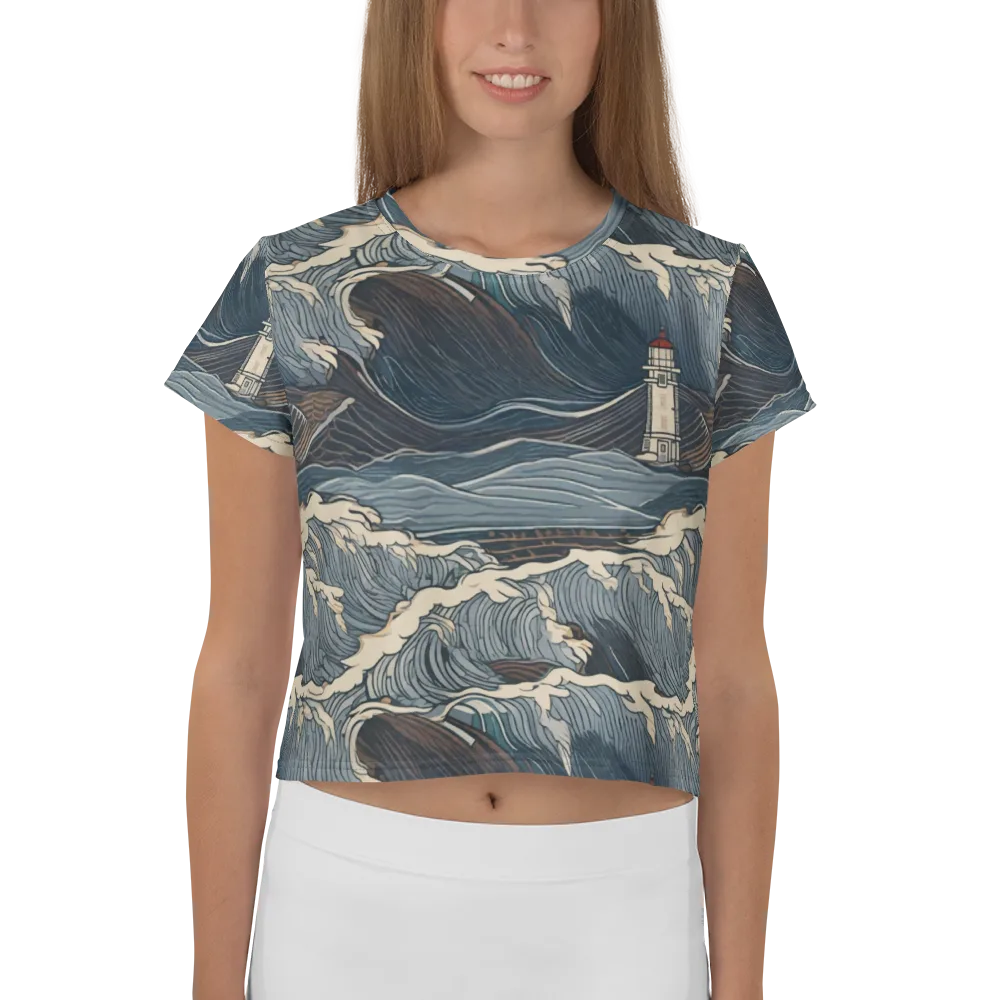 Stormwatch on Crop Tee — Front
