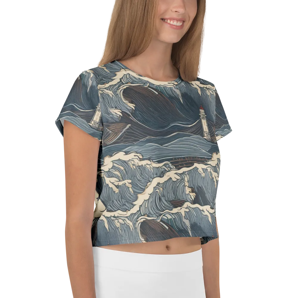 Stormwatch on Crop Tee — Right