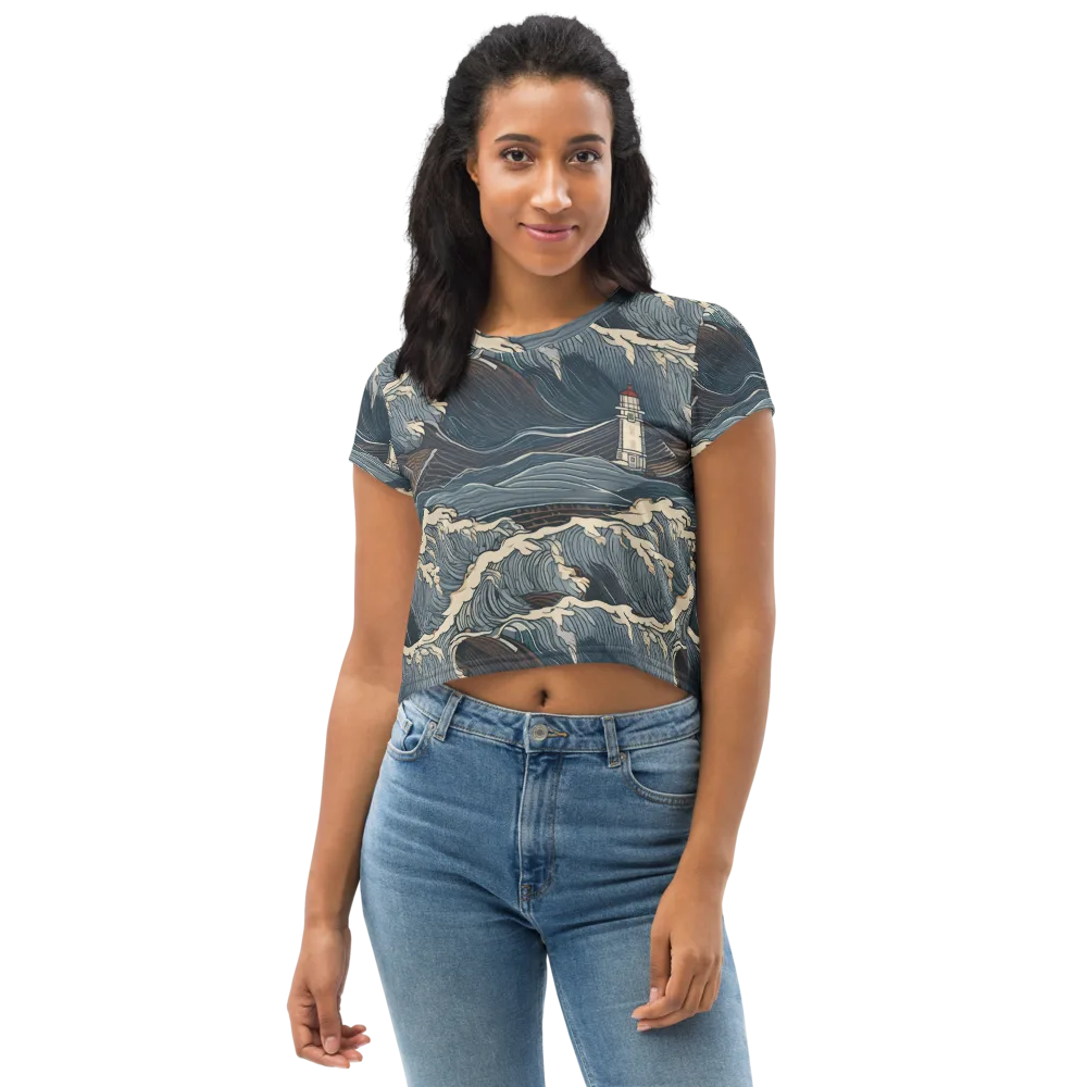 Stormwatch on Crop Tee — Front