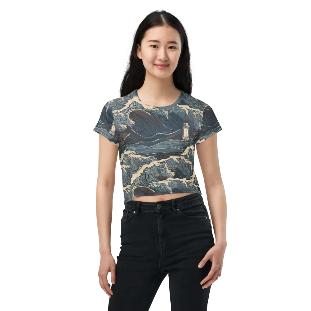 Stormwatch on Crop Tee — Front