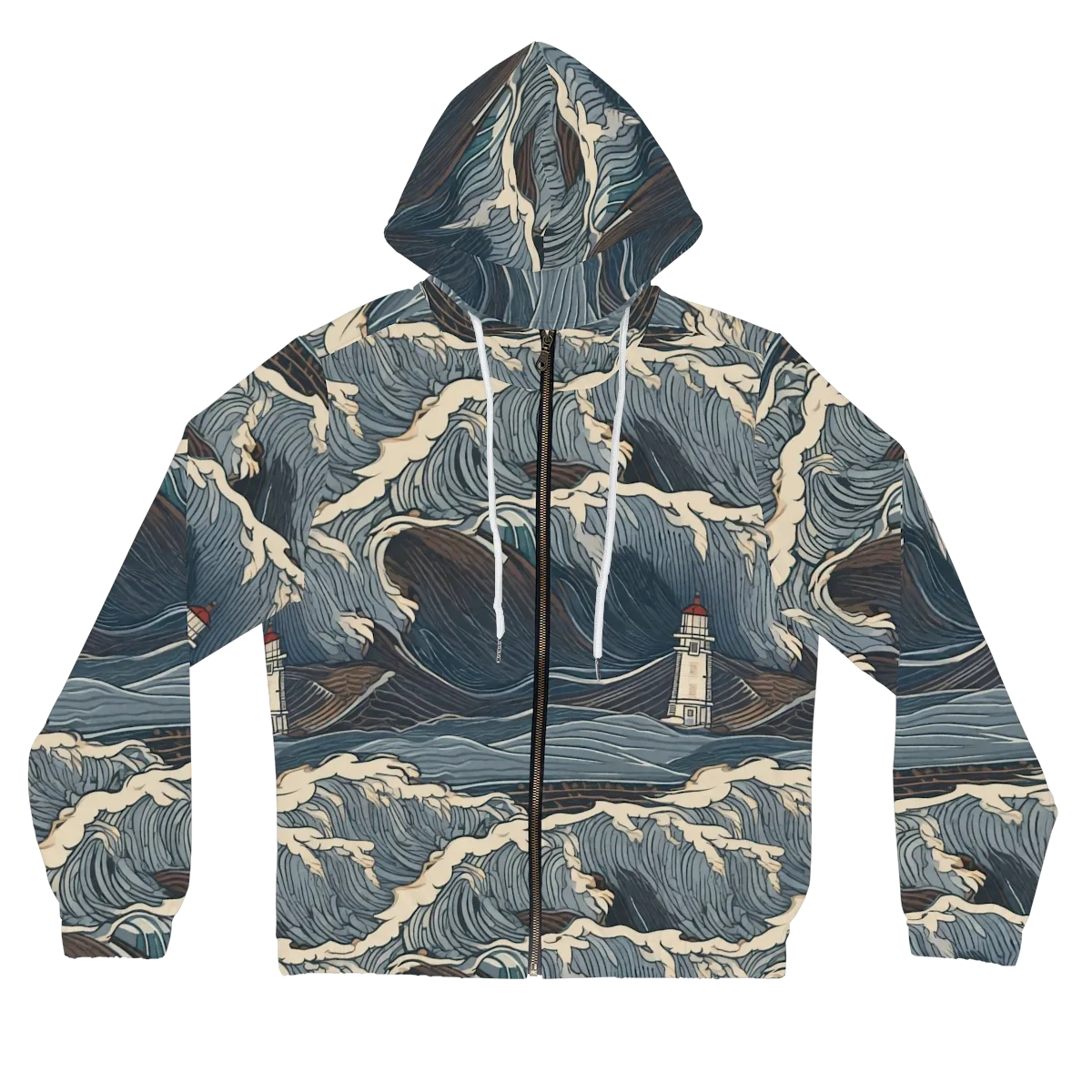 Stormwatch on Women's Full-Zip Hoodie — Front