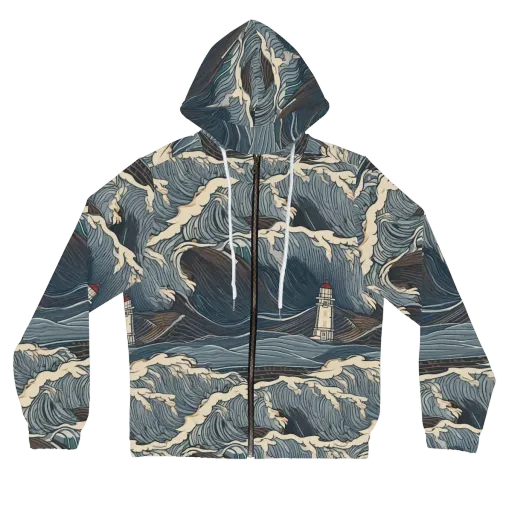 Stormwatch on a Women's Full-Zip Hoodie