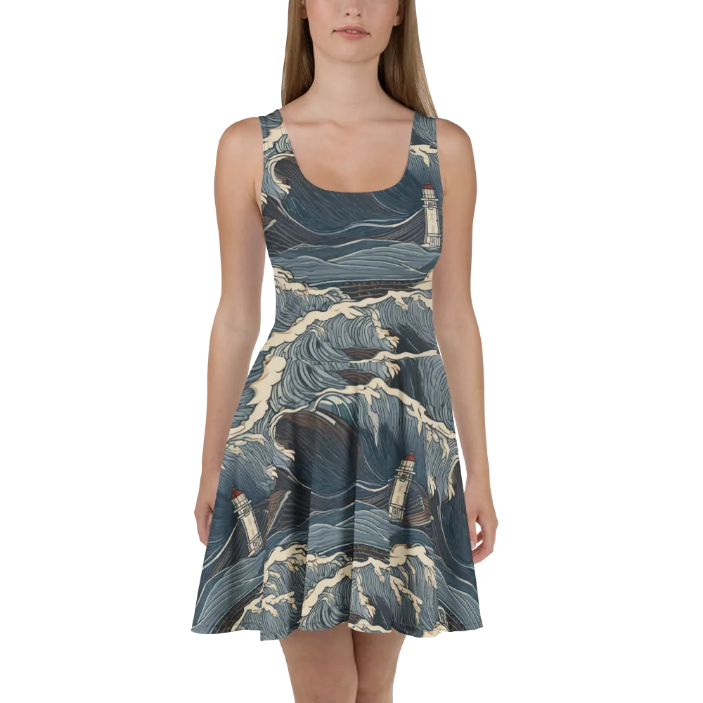 Stormwatch on Skater Dress — Front