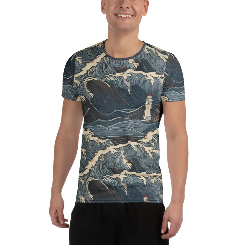 Stormwatch on Men's Athletic T-Shirt — Front