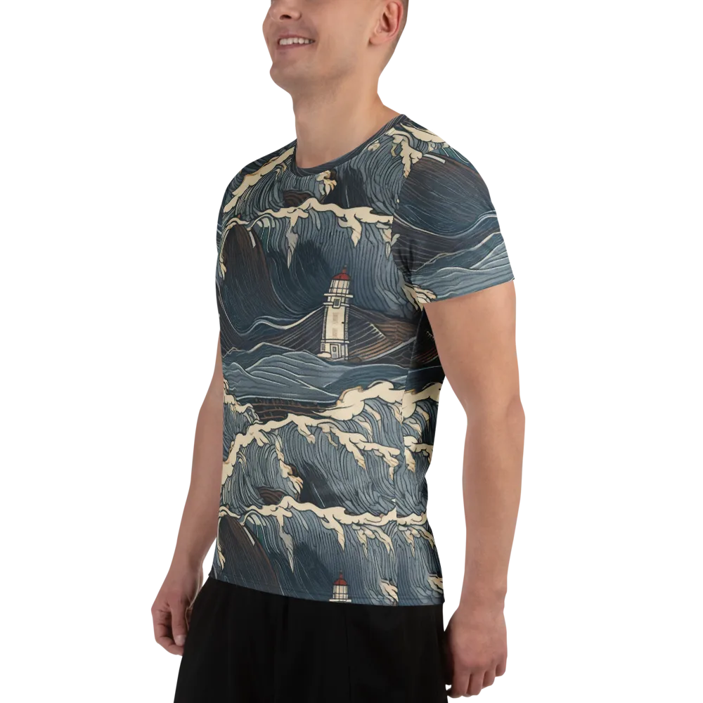 Stormwatch on Men's Athletic T-Shirt — Left