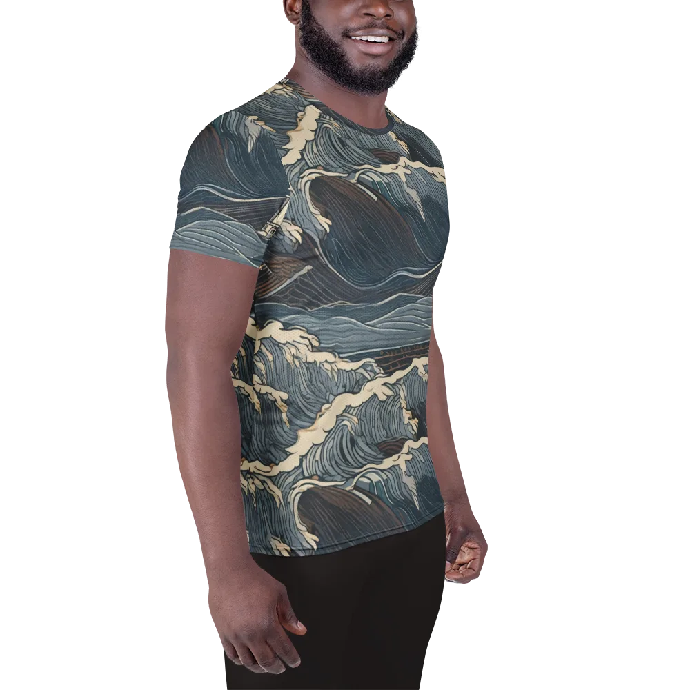 Stormwatch on Men's Athletic T-Shirt — Right