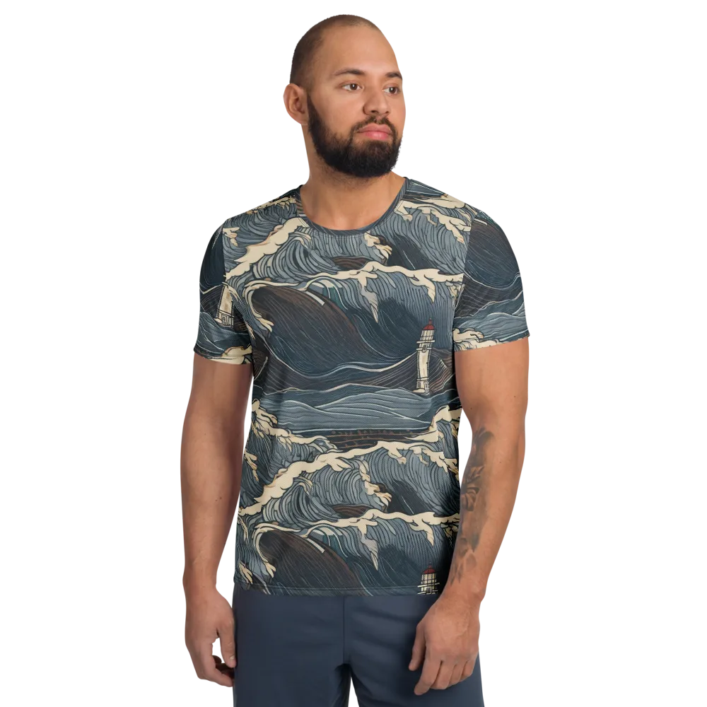 Stormwatch on Men's Athletic T-Shirt — Front